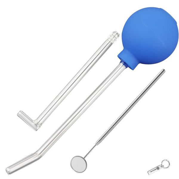 3-Piece Tonsil Stone Remover with Cupping Head &amp; Tooth Mirror for Oral Care