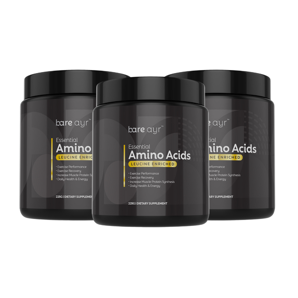Bare Aminos: 9 Essential Aminos &amp; Leucine Enriched - 3 Pack - Naartje