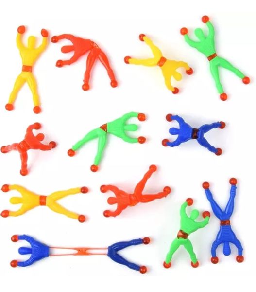 Sticky Stretchy Wall Tumbling Men Toy Figure