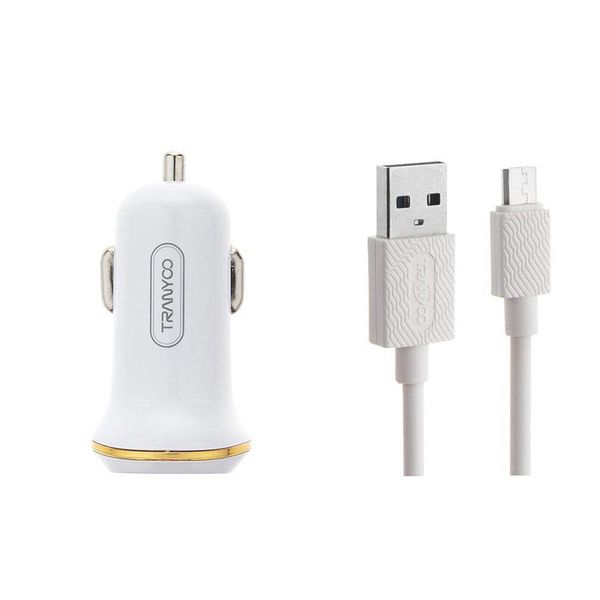 Tranyoo Car Charger C11 - Micro USB / 2 USB Inputs