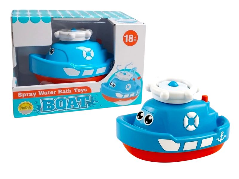 Splash &amp; Play Rotating Water Spray Boat Interactive Bath Toy for Toddlers!