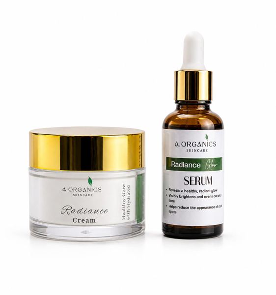 A. Organics Brightening Skincare Duo For Dark spots &amp; Pigmentation