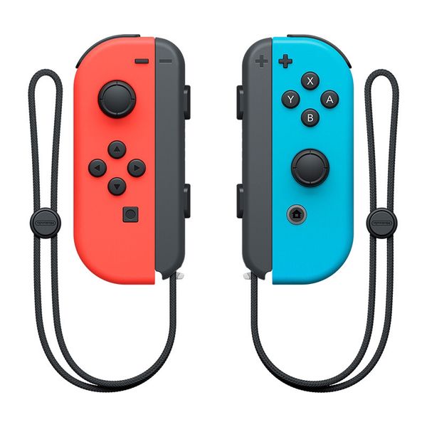 Generic Replacement Controller for NS Joycon Joy-con Switch with Hand Strap Blue-red