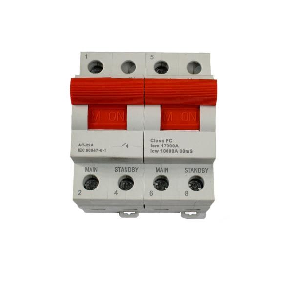 Dinrail Change-Over Switch 63amp 2-Pole