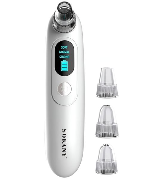 Portable &amp; Rechargeable Blackhead Removal Vacuum with 3 Attachments