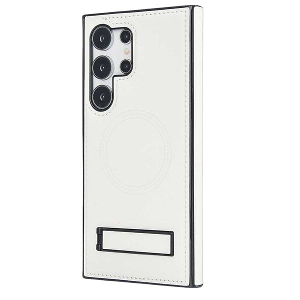 Magnetic Retro Leather Case Compatible with Samsung Galaxy S24 S25 Ultra