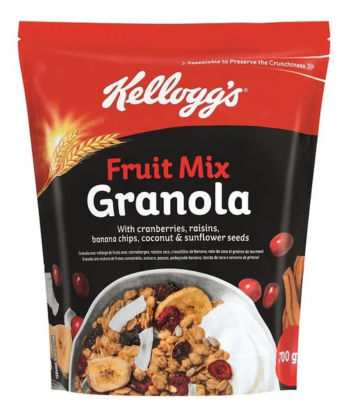 Kelloggs Granola Fruity Mix Cereal 700g