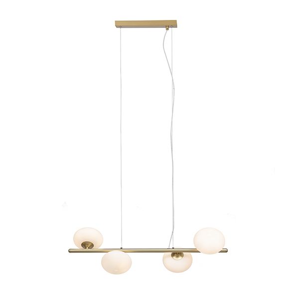 The Lighting Warehouse - Pendant Kanji 4 Light Gold