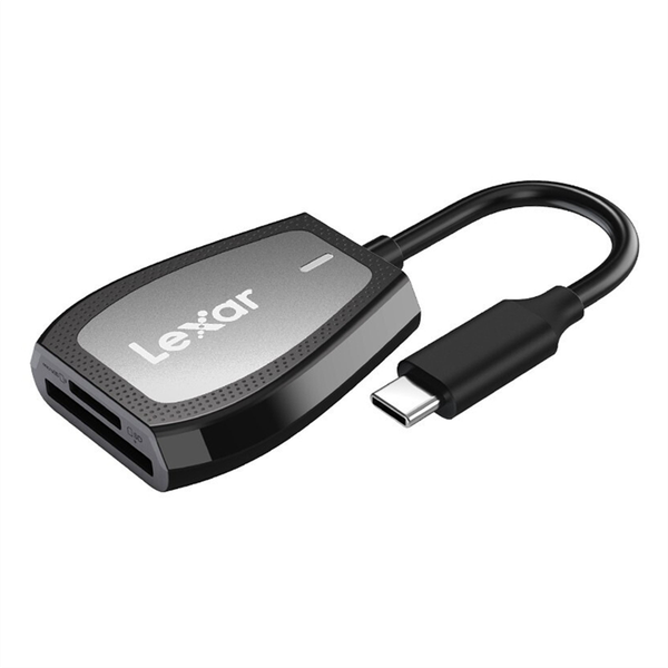 Lexar 470U USB 3.2 Card Reader Type C to SD/Micro-SD/TF Adapter