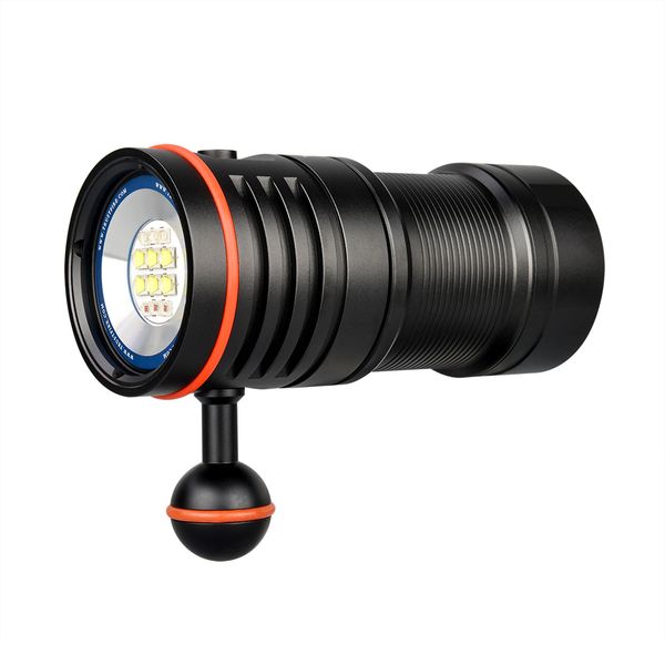 Trustfire DF50, 6500 Lumen, video diving photography light