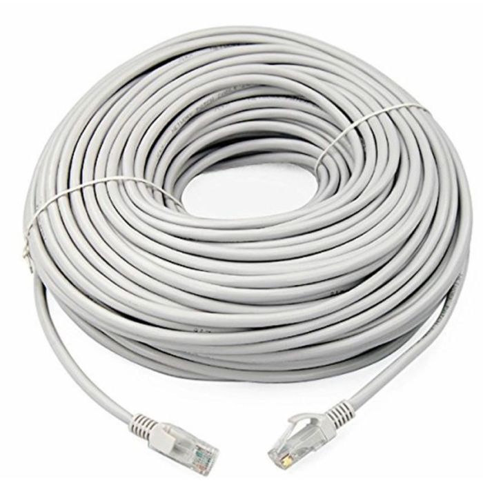 Cat- 6E 50m High Speed Gigabit Ethernet Lan Cable- White | Shop Today ...