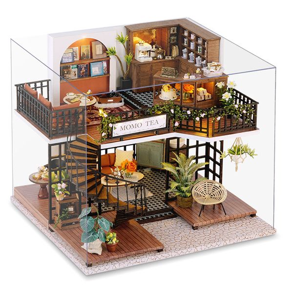 Cute Room Forest Teashop DIY Miniature House Kit