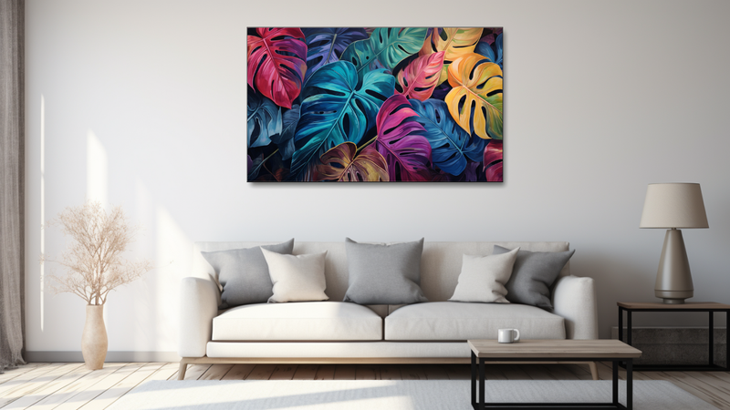 Canvas Wall Art - Leaves Creative Art - HD0312
