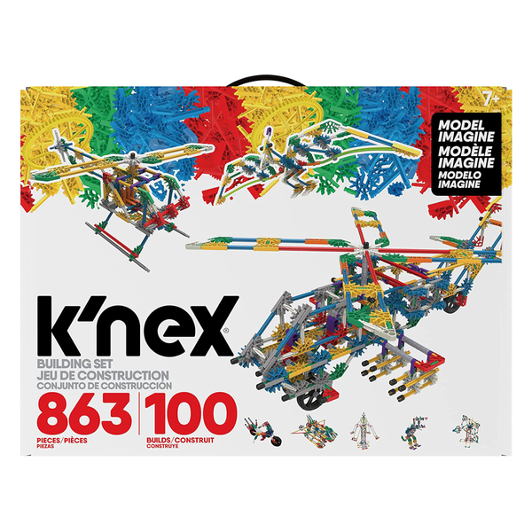Knex - 100 Model Imagine Building Set - 863 Pieces