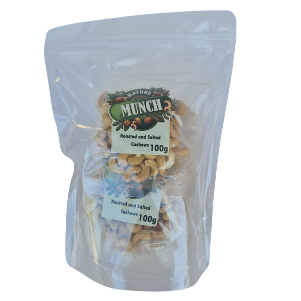 Nature Munch Cashews, Roasted and Salted 5 Snack Sized Packs