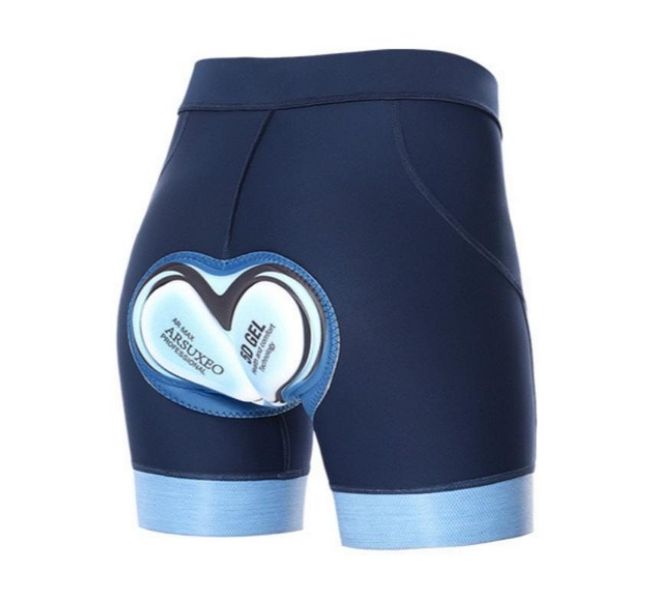 Women's Cycling Underwear Shorts Pro 5D Gel Pad - Blue