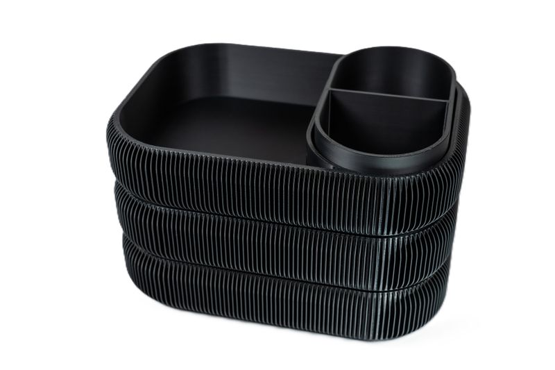 Stackable Makeup Organizer - 3 Tier Storage Box