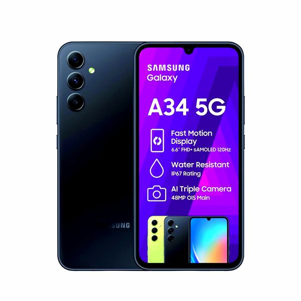 Samsung Galaxy A34 5G 128GB 12GB DUAL SIM - Certified Preowned