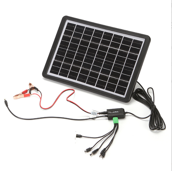 Portable Solar Panel, Equipped With Multiple USB Ports