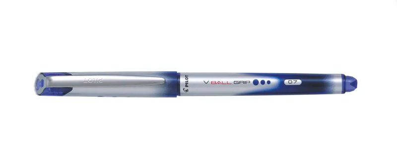 Pilot - V-Ball Grip Rollerball Pen BLN-VBG-7 - Blue x 2