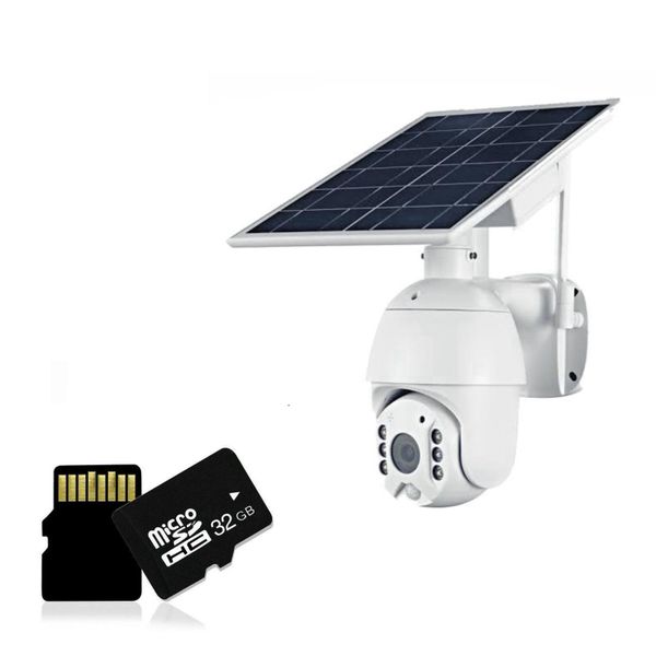 Solar Lte PTZ Camera and 32gb sd card