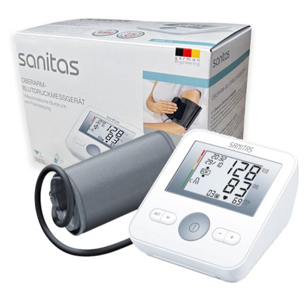 Sanitas Upper Arm Blood Pressure Monitor with Arrhythmia Detection SBM 18