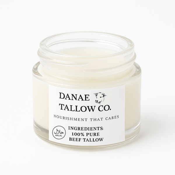 Danae Tallow Co's Plain &amp; Potent Purified &amp; Rendered 50ml Beef Tallow Balm
