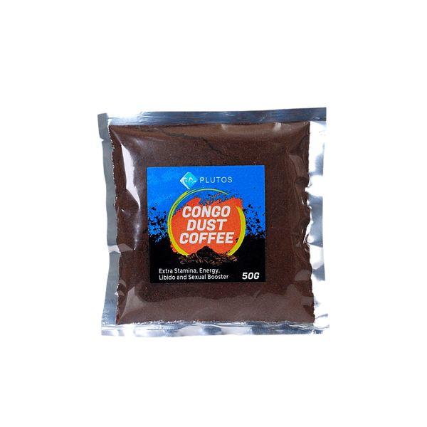 Plutos Congo Dust Coffee - 50g Extra Stamina, Energy , Libido and Boost