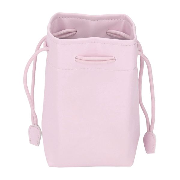 Pink drawstring film pouch