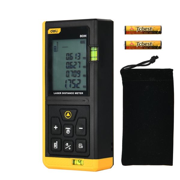 Deli Laser Distance Measure 80m