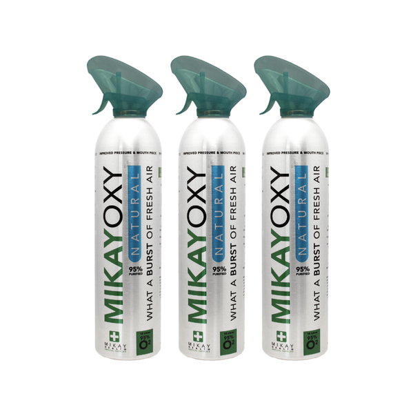 MikayOxy 95% Oxygen 18L x 3