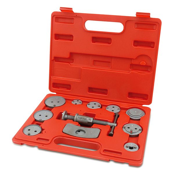 Toptul JGAI1201 Universal 12 Piece Caliper Disc Brake Wind Back Tool Kit