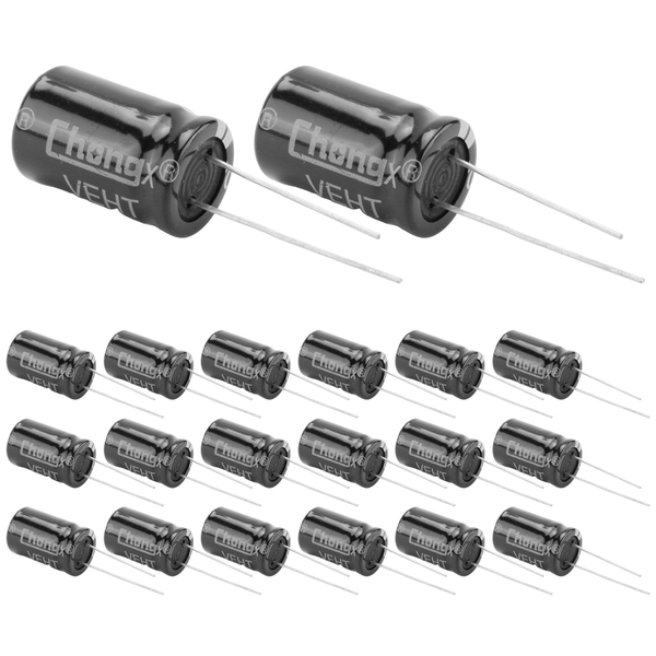 20 Pcs 13x21Mm 2200Uf 25V Radial Aluminum Compatible with Universal