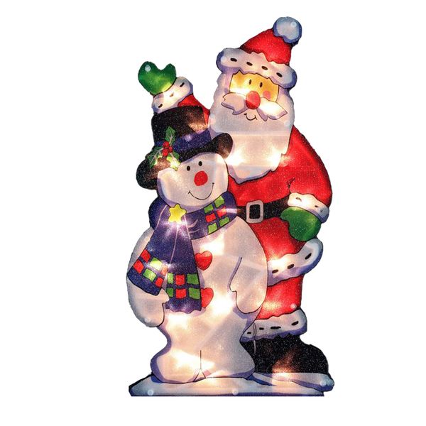 Santa &amp; Snowman Christmas Light