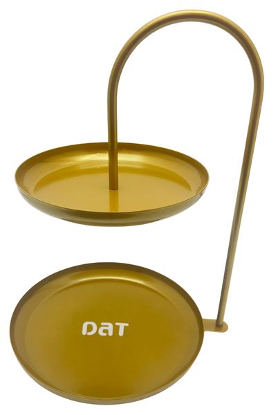 Dat Golden Dessert Display Tray Cupcake Stand