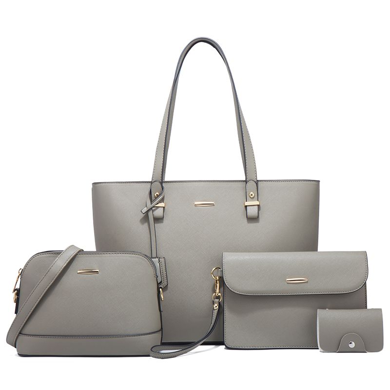 4 Piece Set Women Fashion Handbags Tote Bag Shoulder Bag | Shop Today ...