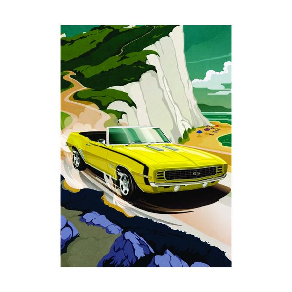 Chevrolet Camaro 1969 - A1 Poster
