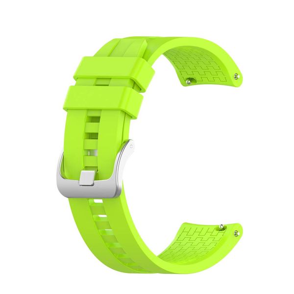 Silicone Strap Compatible with Huawei GT 46mm Official type -Lime