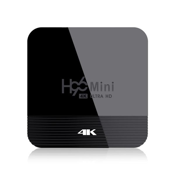 H96 MINI H8 4K UHD Smart TV Box with Remote Controller