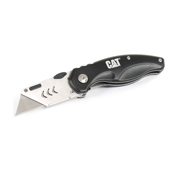 CAT Folding Utility Knife Black Handle 16.8cm