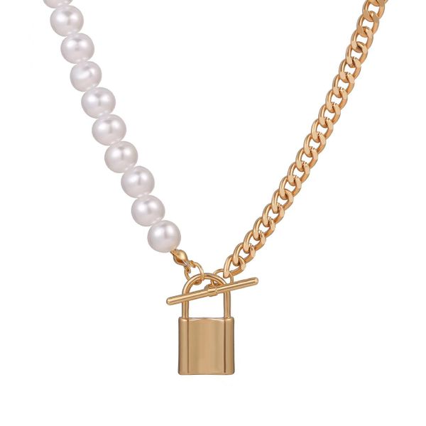 White Stainless Steel Pendant Necklace image