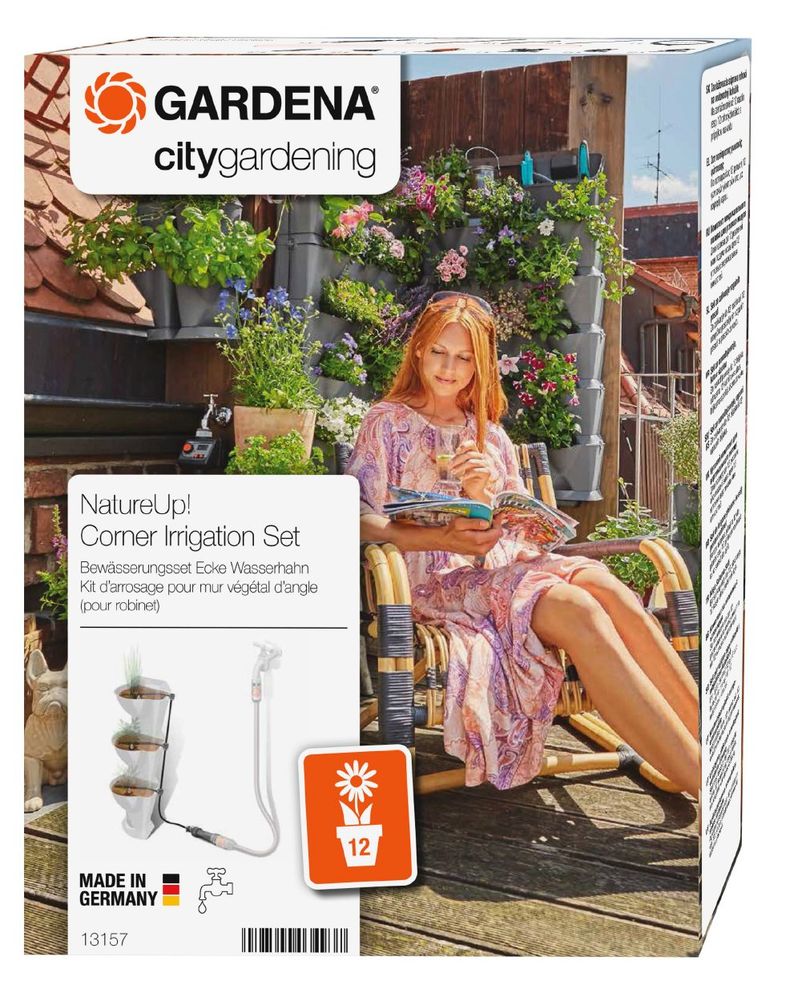 GARDENA City Gardening Vertical Gardening Corner Watering Kit