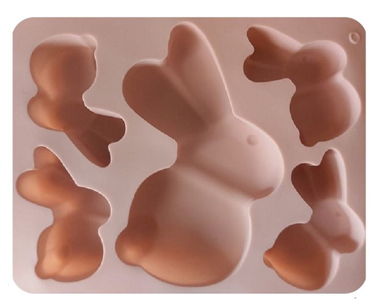 Easter Bunny with Babies mould