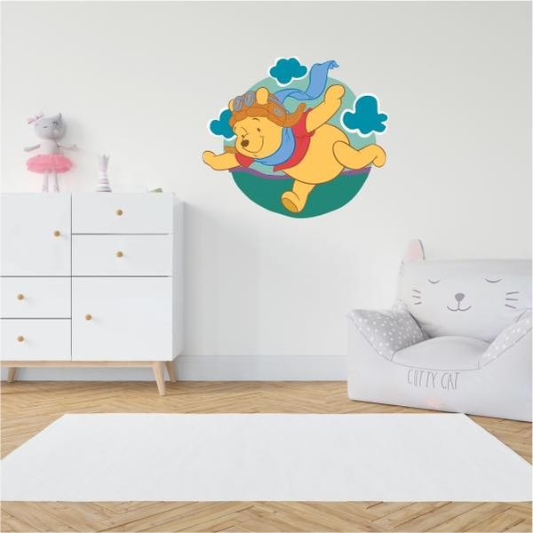 Winnie The Pooh Fly Kids Decal Vinyl Sticker