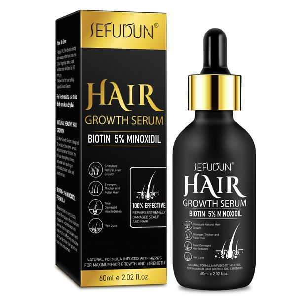 Hair Growth Serum- Treatment for Thicker, Fuller Hair - Stop Hair Loss