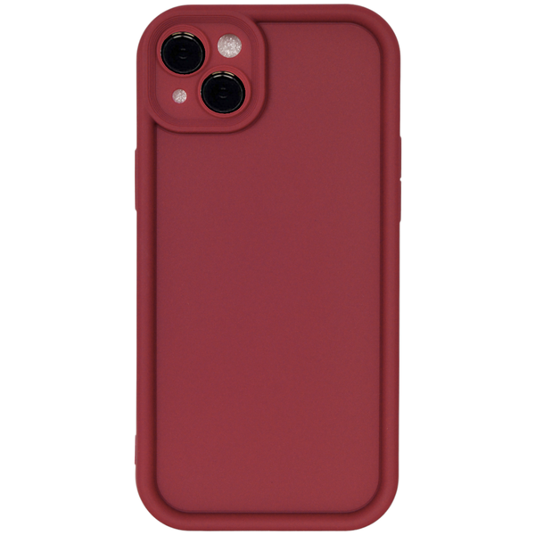 Burgundy - Phone Case with Bubble Edge &amp; Pro Camera - Iphone 14 Plus