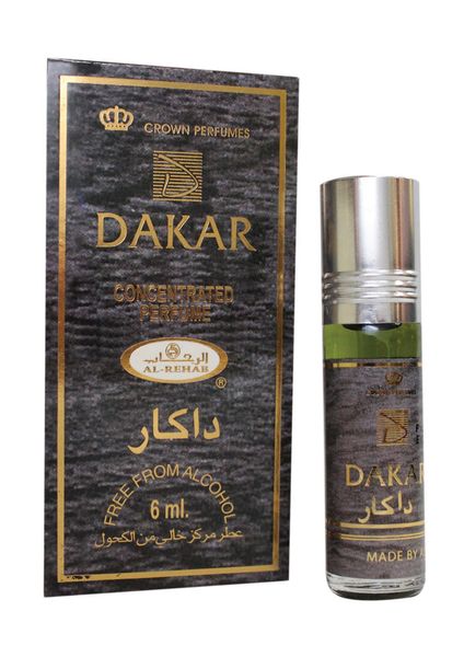 6 x 6ml AL-Rehab Dakar Attar 6 x 6ml Concentrate Attar Perfume Dakar