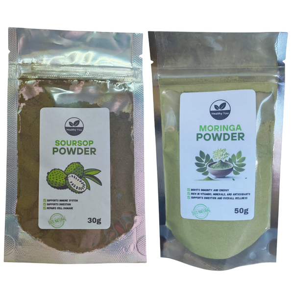 Soursop powder and Moringa Powder Combo