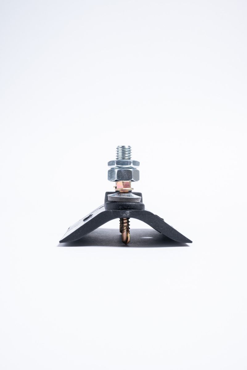 Roof Solar Mounting Bracket for Corrugated metal Roof - 4 Pack
