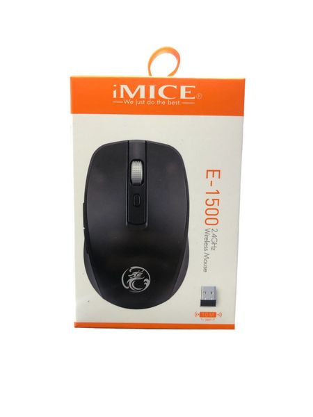 DW iMice 2.4GHz Wireless Mouse Black - E-1500